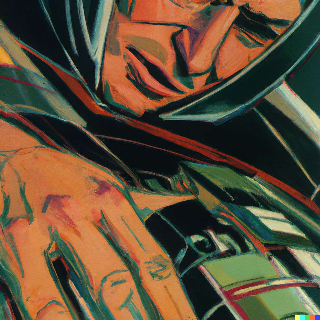 a representation of anxiety, by Syd Mead